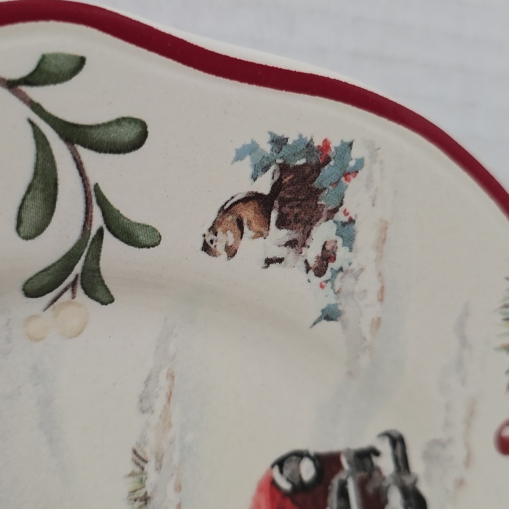 Set of 4 Better Homes and Garden Festive Holiday Plates - Picture 11 of 16